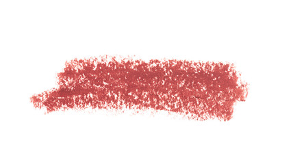 Lipstick Liner Pencil Squiggles isolated on white background  - Image