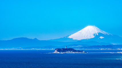 富士山と湘南海岸