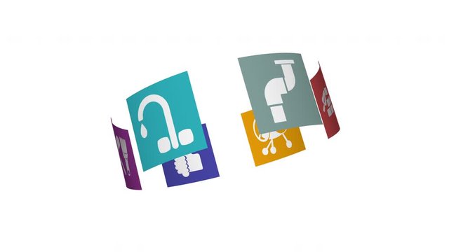 maintenance or construction house concept icon