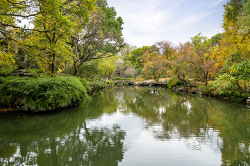 Fototapeta na wymiar Suzhou Gardens，Humble Administrator's Garden in Suzhou，china
