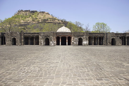 Inside view of Mahakot, Daulatabad Fort, Aurangabad, Maharashtra, India.