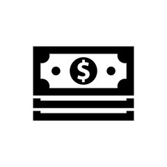 bag money and coin dollar icon vector design logo template EPS10