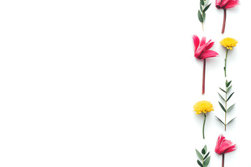 Spring Background With Cyclamens