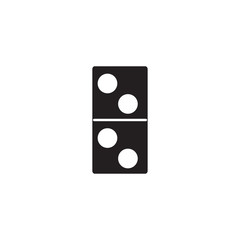 Fototapeta na wymiar dominoes icon design vector logo template EPS 10