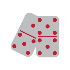 dominoes icon design vector logo template EPS 10