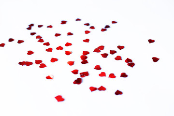 Confetti from little hearts