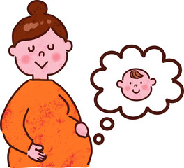 妊婦さん 主線有