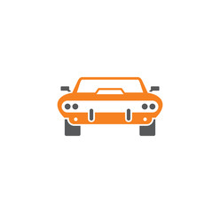 Naklejka premium Car related icon on background for graphic and web design. Creative illustration concept symbol for web or mobile app.