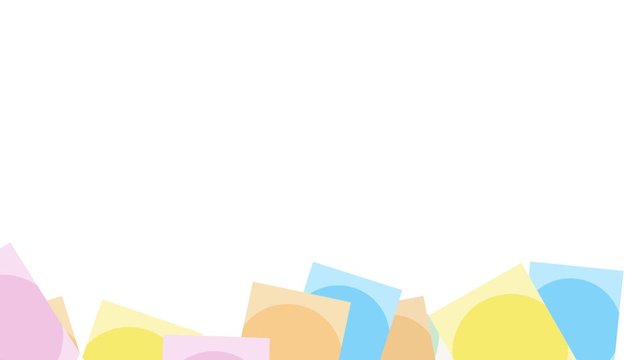 Transition billets de banques en euros de haut en bas (flat design avec masque de transparence)