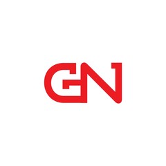 GN Logo Simple Templates and Vector