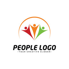 People Logo, Human Logo, Social Logo