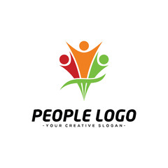 People Logo, Human Logo, Social Logo