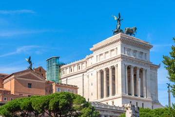 Monument of Victor Emmanuel: Altare della Patria, Rome, Italy