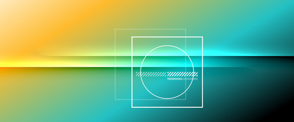 Rainbow fluid gradient background with abstract lines. Colorful geometric background pattern. Vector Illustration For Wallpaper, Banner, Background, Card, Book Illustration, landing page