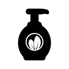 Natural and organic cosmetics vector icons set. Skincare, no synthetic fragrance and colors illustration symbol.