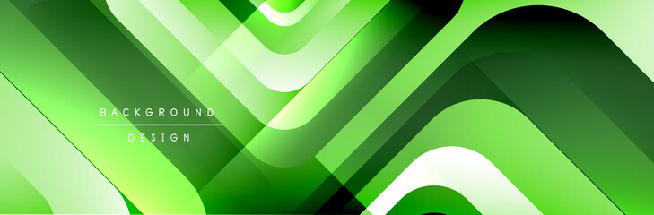 Round squares shapes composition geometric abstract background. Vector Illustration