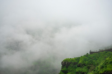 Fototapeta na wymiar View Point, Malshej Ghat, Maharshtra, India
