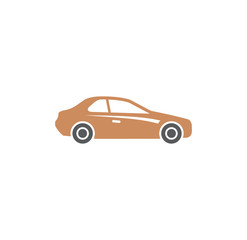 Car related icon on background for graphic and web design. Creative illustration concept symbol for web or mobile app