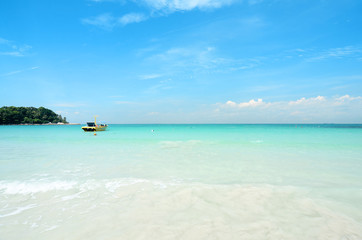 tropical beach in bintan island