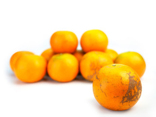 Orange Fruit Health , on white background.