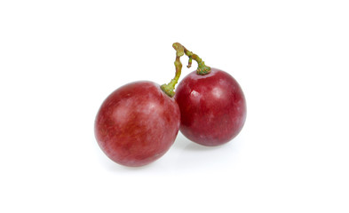 red grape isolated