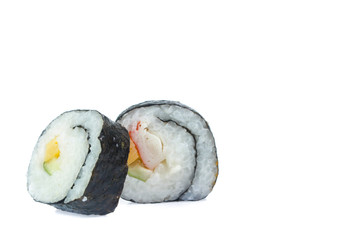 sushi isolated on white background