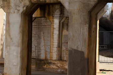Fototapeta premium old concrete structure