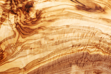 Beautiful olive wood texture background, top view