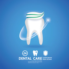 Dental Care Creative Concept vector illustration.