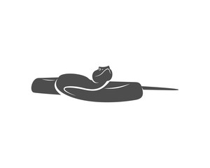 Viper snake logo design vector, Animal graphic, Snake design Template illustration