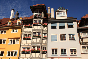 Lindau (Bodensee); Fassaden in der Maximilianstrasse
