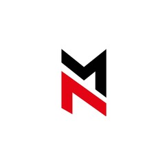 NM  letter vector logo icon vector