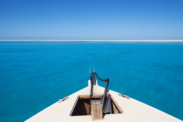 boat on the sea