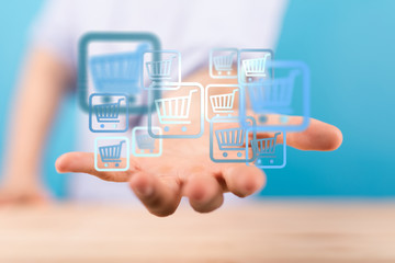 Shopping cart as part of the network in hand . The concept of Innovation in e-Commerce.