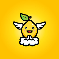 cute lemon vector design