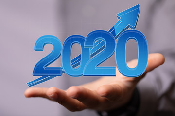 year 2020 business solution concept