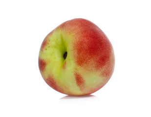 Peach isolated on white