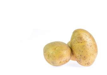 potato isolated on white background