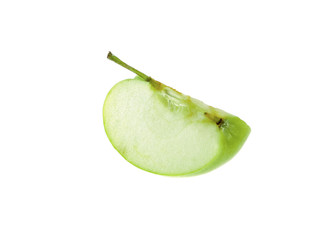 Green apple, isolated on white background