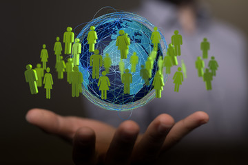 Structure of world economy, communication network..