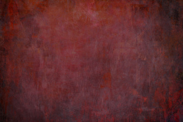 grungy red canvas background or texture