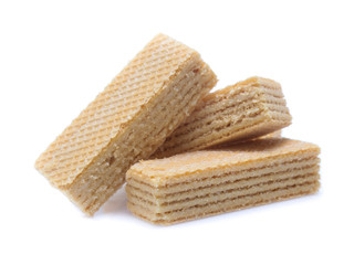 Wafers stick isolated on white background