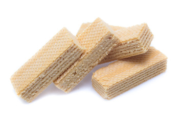 Wafers stick isolated on white background
