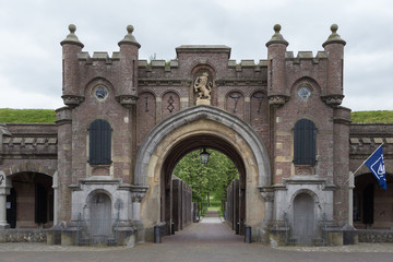 Fototapeta na wymiar Utrecht city gate at Naarden