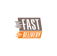 Obraz premium Express delivery related icon on background for graphic and web design. Creative illustration concept symbol for web or mobile app
