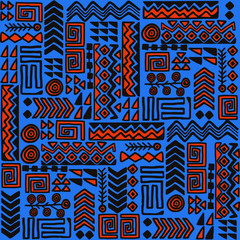circuit seamless pattern