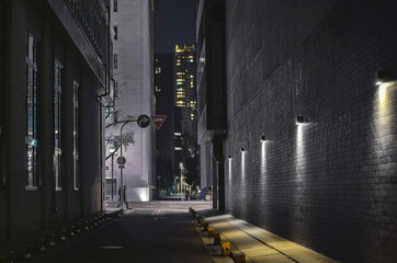 Fototapeta premium 夜のオフィス街