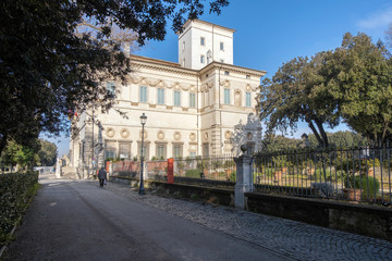 Fototapeta na wymiar Museum and Gallery Parco Borghese Rome