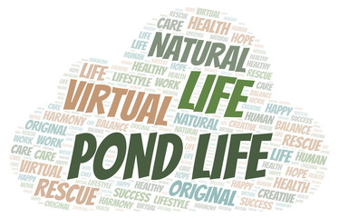 Pond Life word cloud.