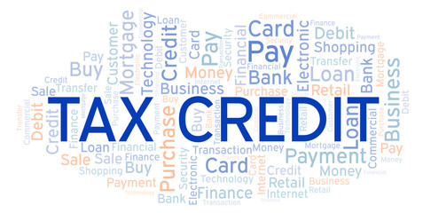 Tax Credit word cloud.
